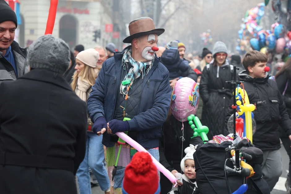  Crveni klovnovski nos kao zaštitni znak manifestacije
