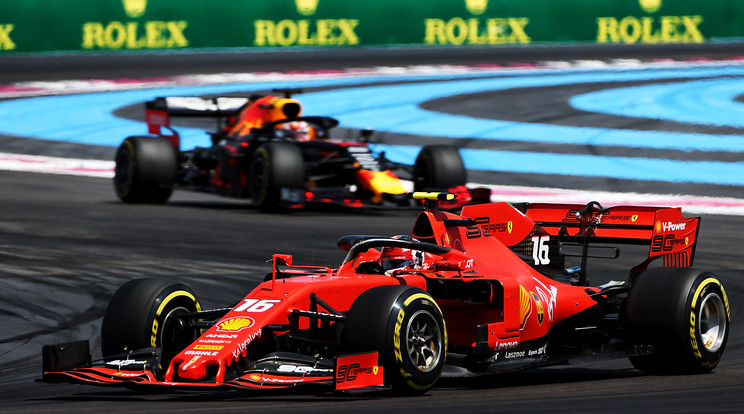 Charles Leclerc a 2019-es Ferrariban / Fotó:Northfoto