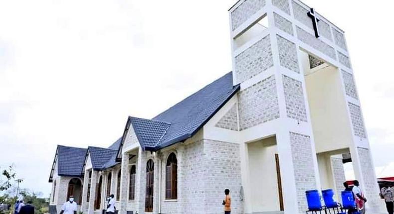 Christ The King Church in Jila built by Ex-Chief of Defence General (Rtd) Samson Mwathethe