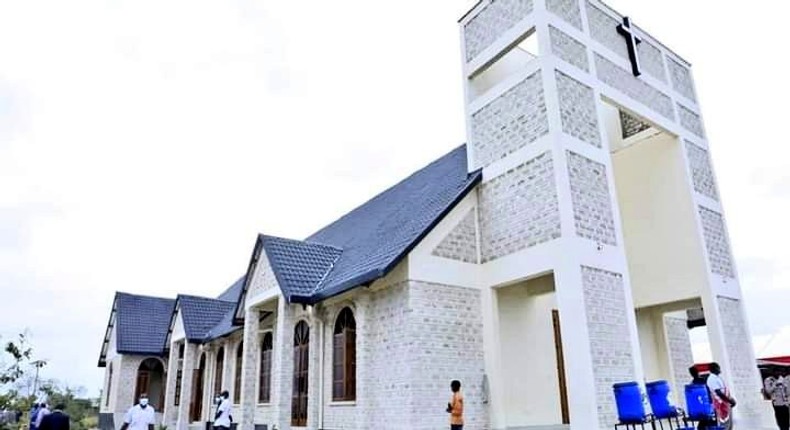 Christ The King Church in Jila built by Ex-Chief of Defence General (Rtd) Samson Mwathethe