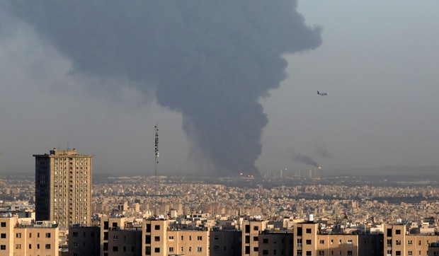 Iran, požar, rafinerija