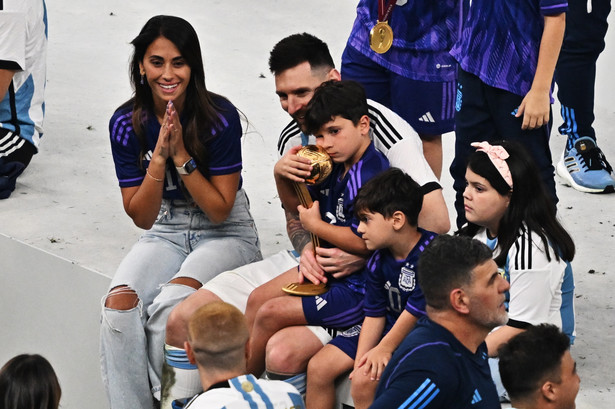 Lionel Messi z rodziną