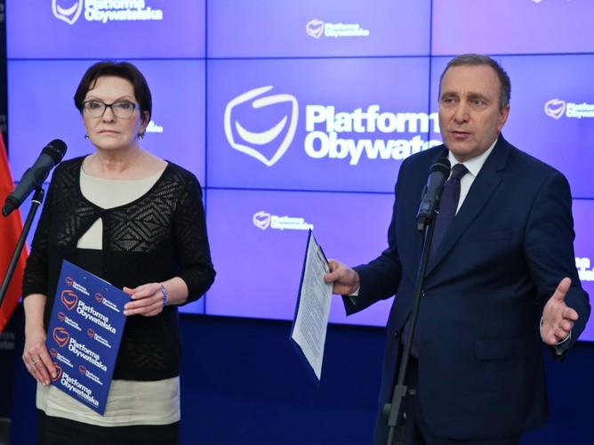 Ewa Kopacz i Grzegorz Schetyna