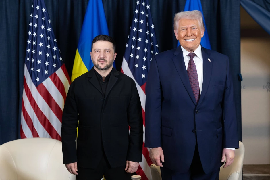 Volodimir Zelenski i Donald Tramp u Davosu 22. januara 2026.