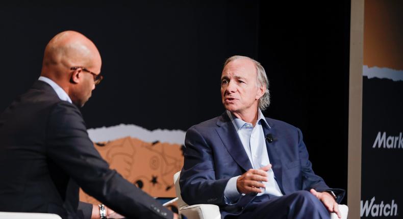 Ray Dalio.Kevin Sikorski for the MarketWatch Best New Ideas in Money Festival.