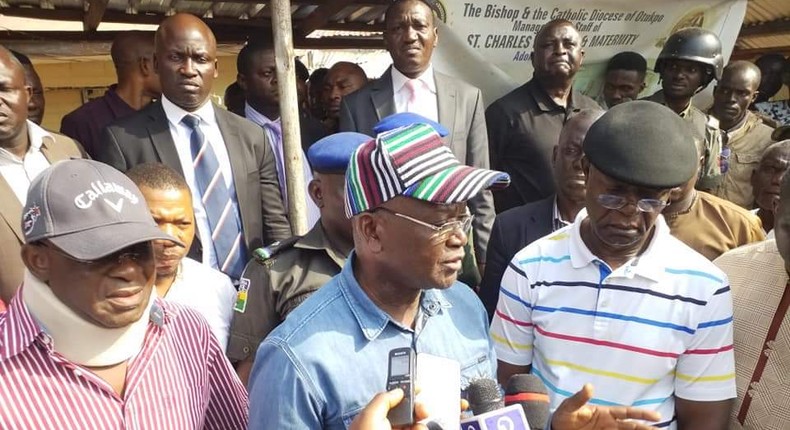 Ortom offers N50m to Makurdi market fire victims, vows to investigate incident