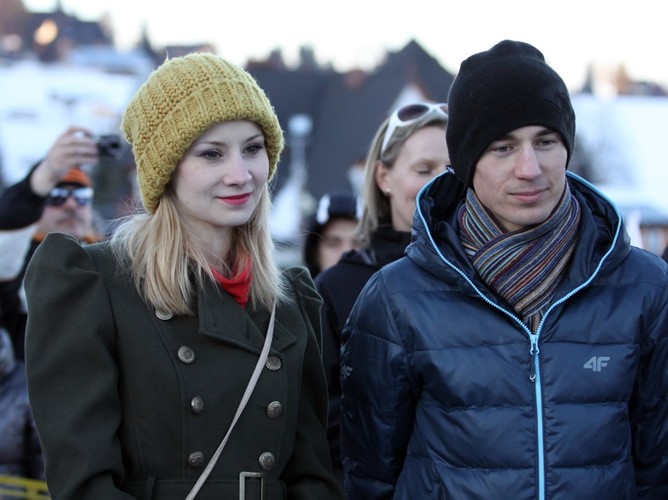 Ewa Bilan-Stoch i Kamil Stoch 4 marca 2013 r.
