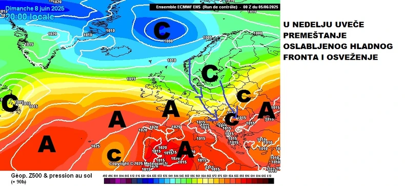 Čubrilo najavljuje osveženje u nedelju 8. juna