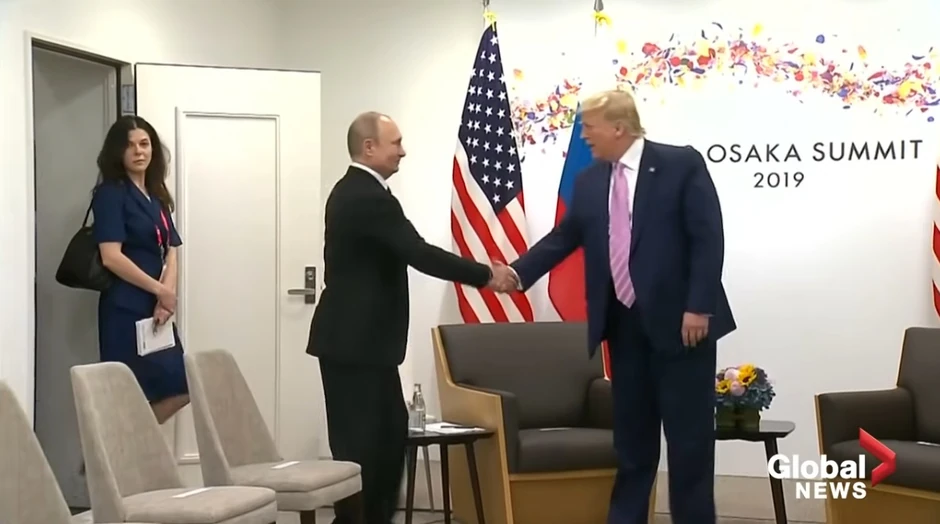 Putin i Tramp u Osaki 2019.