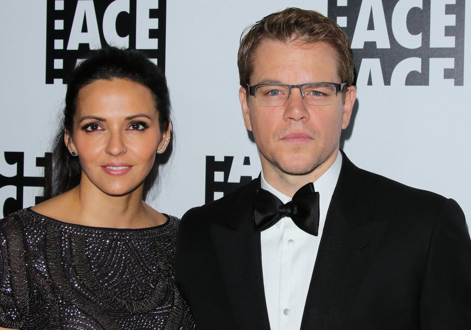 Matt Damon i Luciana Barroso