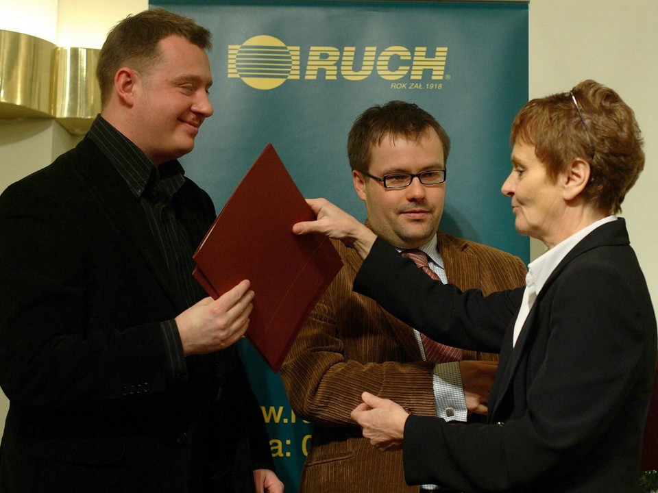Z lewej dziennikarz Maciej Duda, fot. Onet.pl/mak