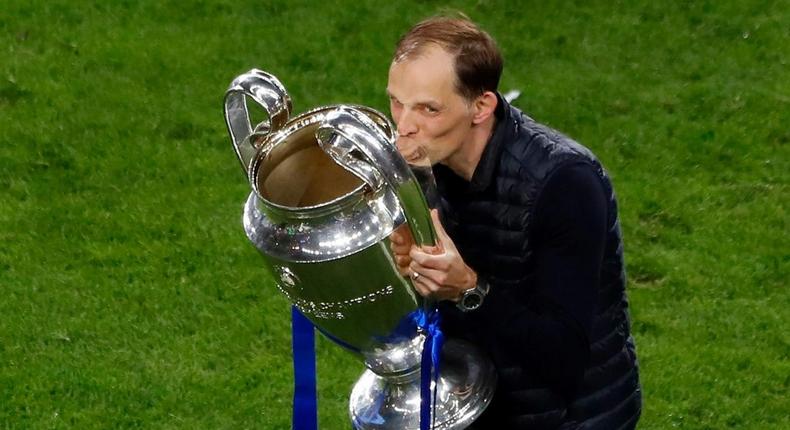 Thomas Tuchel led Chelsea to Champions League glory after just five months in charge Creator: SUSANA VERA