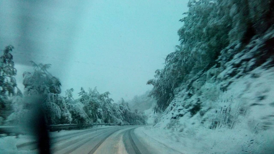 Zbog snega usporen saobraćaj na magistrali Zlatibor - Nova Varoš