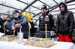 Ustroń powitał mistrza świata. Żyła z powodu kłopotów zdrowotnych bawił się krótko