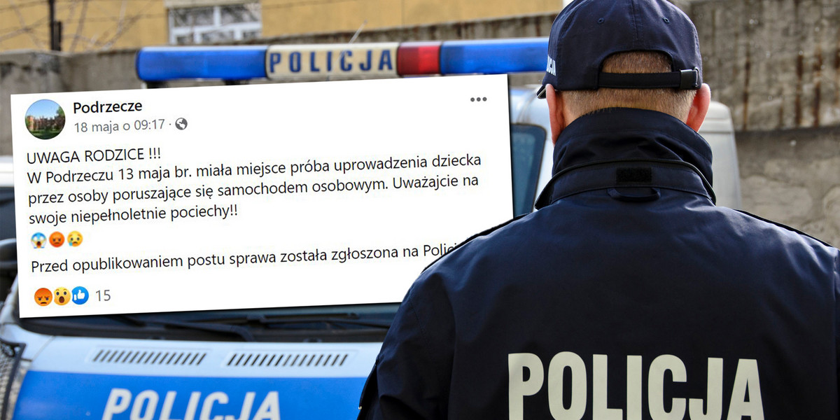 Mieszkańcy Podrzecza są zaniepokojeni. Ktoś miał próbować uprowadzić dziecko.