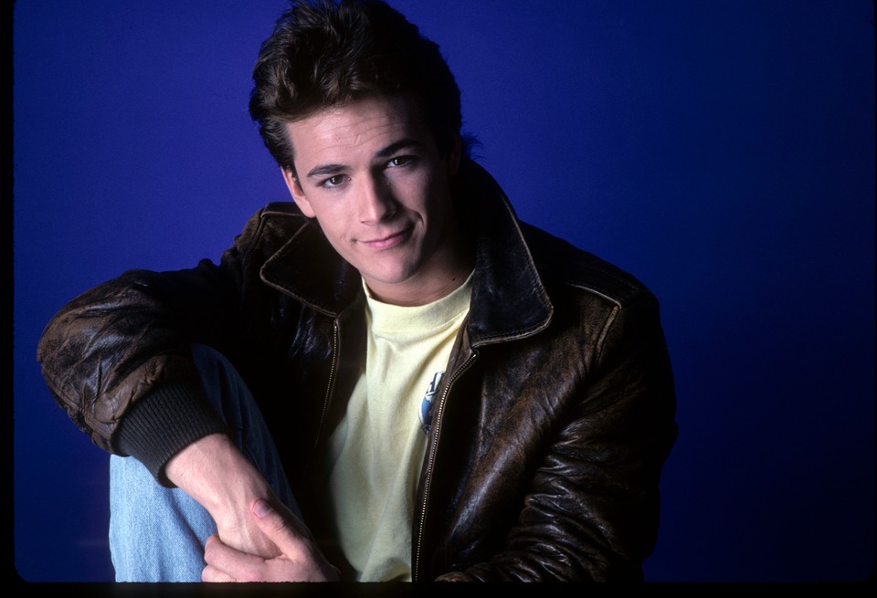 Luke Perry w 1987 roku