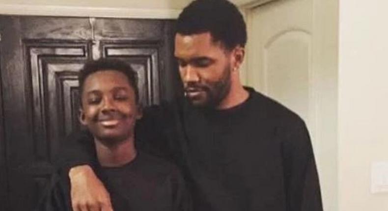 Frank Ocean and his younger brother, Ryan Breaux [PageSix]