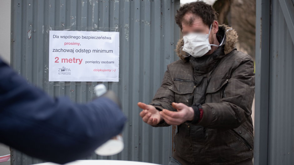 Zupa na Pietrynie podczas epidemii koronawirusa