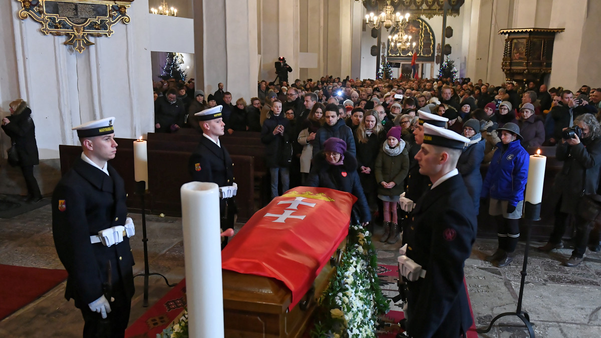 Gdańsk: Pogrzeb Pawła Adamowicza. Mapa telebimów