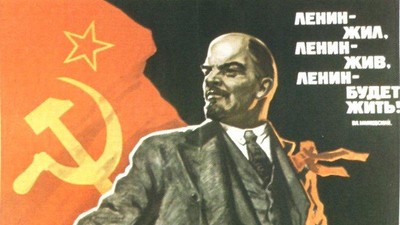 lenin plakat propagandowy