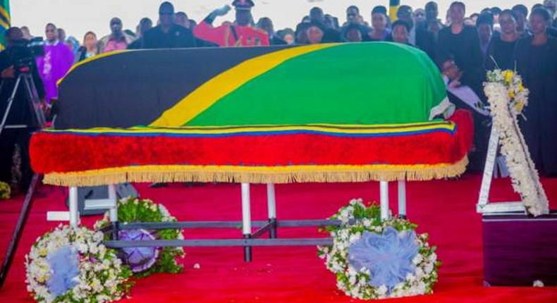 State burial ceremony held for Tanzania's Magufuli