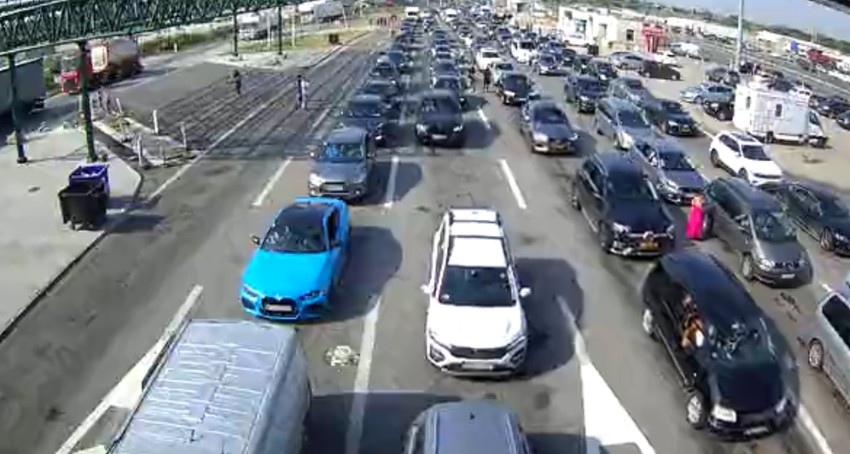 Stanje na "Horgošu" u smeru iz Srbije