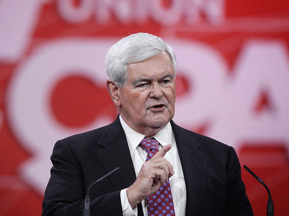 Newt Gingrich at CPAC.