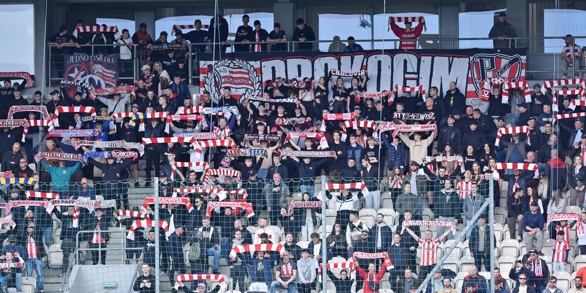 Kibice Cracovii nie obejrzą na żywo meczu swojej drużyny w Gdańsku