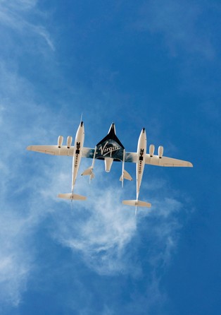 Virgin Galactic: Pierwsi kosmiczni turyści dotarli na krawędź kosmosu