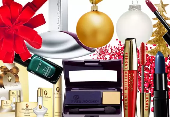 Czerwień, złoto, zieleń, srebro, granat - kolory świąt w... kosmetykach