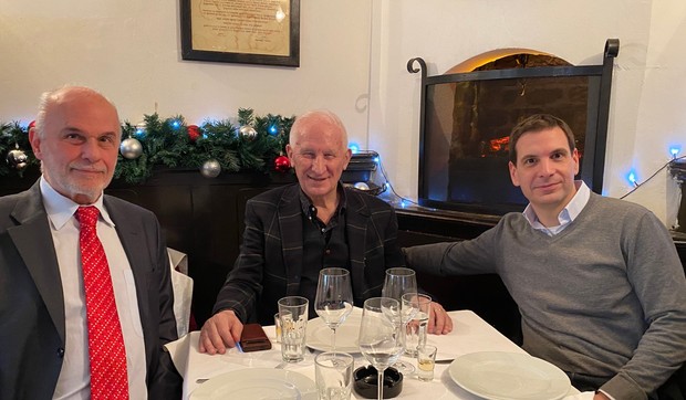 Vojislav Mihajlović, Matija Bećković i Miloš Jovanović