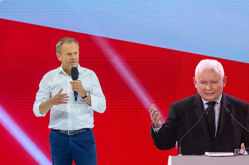 Donald Tusk i Jarosław Kaczyński