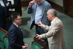 Spór Lewicy z Polską 2050 o rotacyjnego marszałka Sejmu. "Przestańcie się mazać"