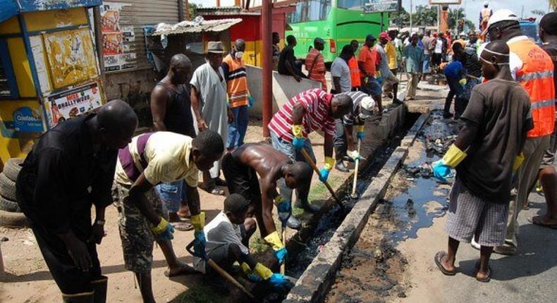 Sanitation exercise in lagos