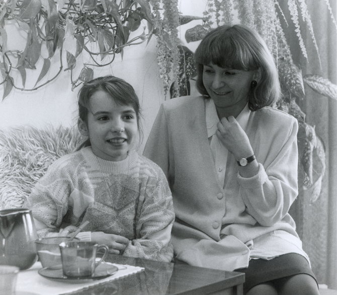 Anna Jurkiewicz z mamą