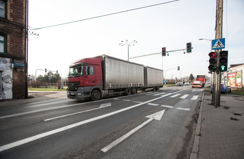 Skrzyżowanie ulic Krupanka i Zwicięstwa w Siemianowicach Sl.