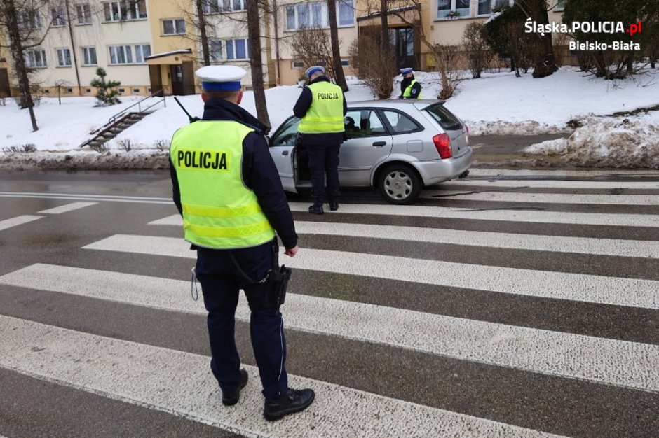 Potrącenie na pasach w Bielsku-Białej