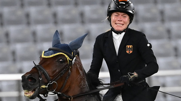 Annika Schleu lova, Saint boy összetörte az olimpikon álmát/Fotó: GettyImages