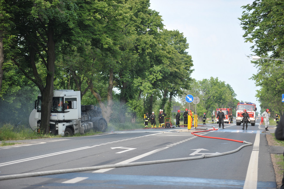 Wypadek cysterny z propanem-butanem