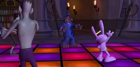 Screen z gry "Sam & Max 203: Night of the Raving Dead"