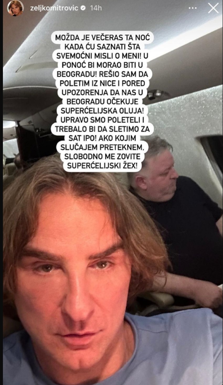 Željko i Milica Mitrović u avionu