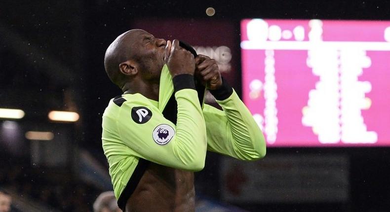 Bournemouth's striker Benik Afobe, pictured on December 10, 2016, scored to deny Watford all three points