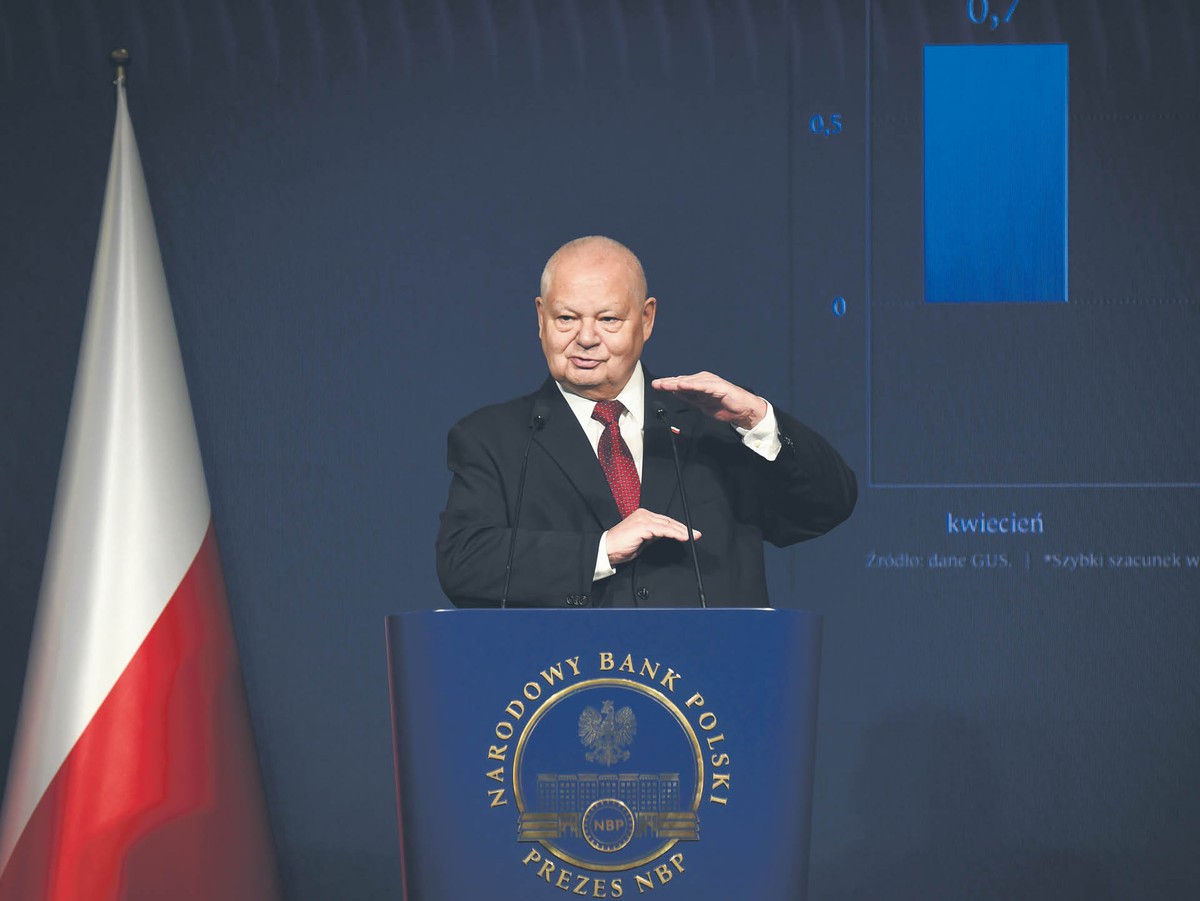 Jeśli inflacja będzie szła w kierunku 5 proc., to będą możliwe kolejne obniżki stóp procentowych – zapowiedział prezes NBP Adam Glapiński