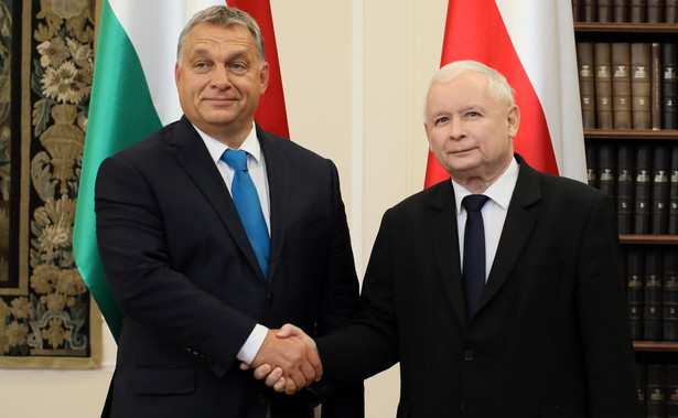 Kaczyński i Morawiecki spotkali się z Orbanem