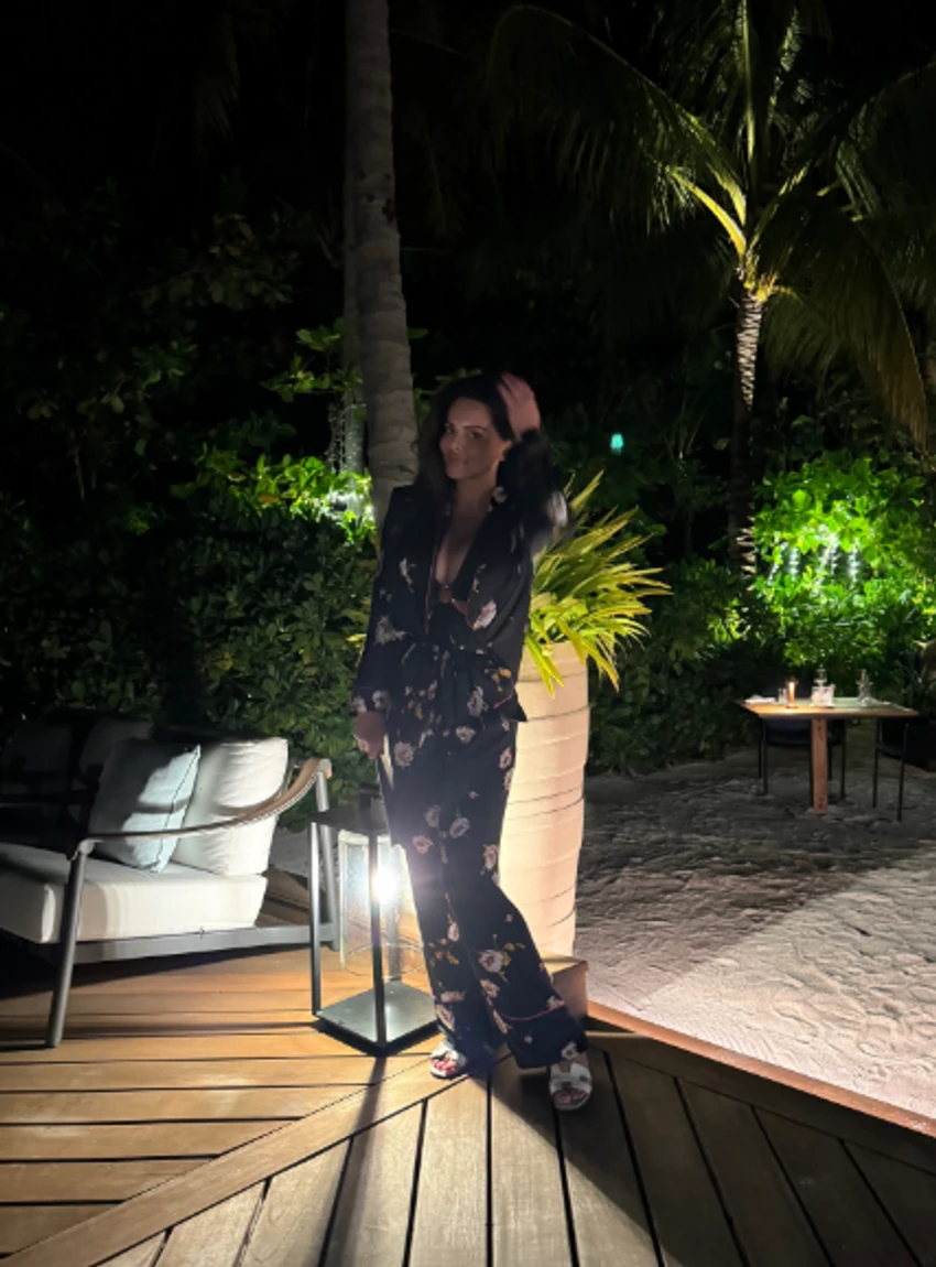 Sonja Vuksanović na Maldivima