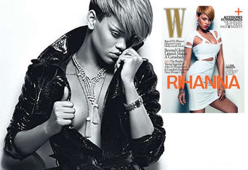 Rihanna rozebrana! Co za widok...