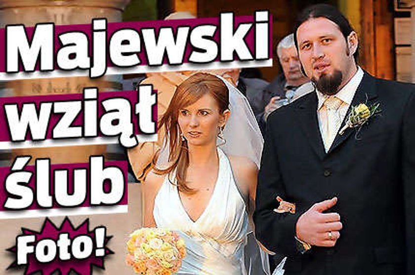 Majewski wziął ślub. Foto!