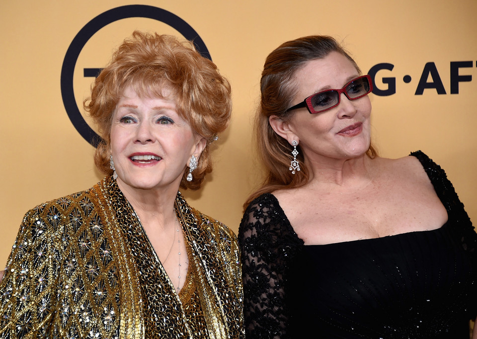 Trzy pokolenia aktorek: Debbie Reynolds, Carrie Fisher, Billie Lourd