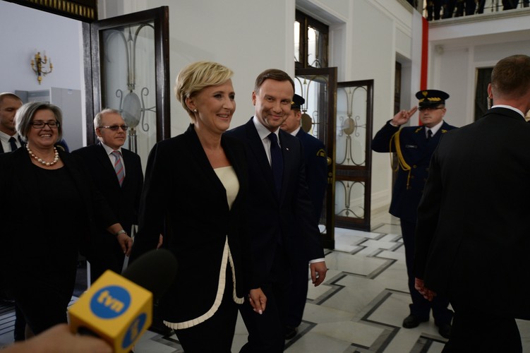 Andrzej Duda i Agata Kornhauser-Duda