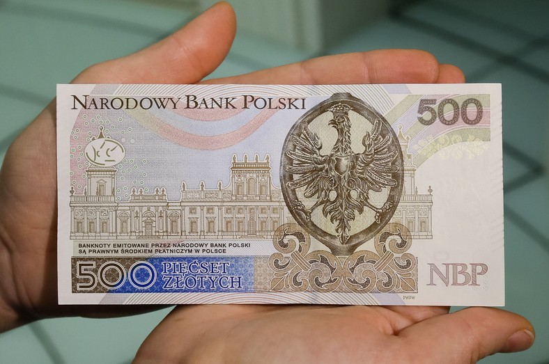 Prezentacja nowego banknotu o nominale 500 zł w Centrum Pieniądza NBP w Warszawie,